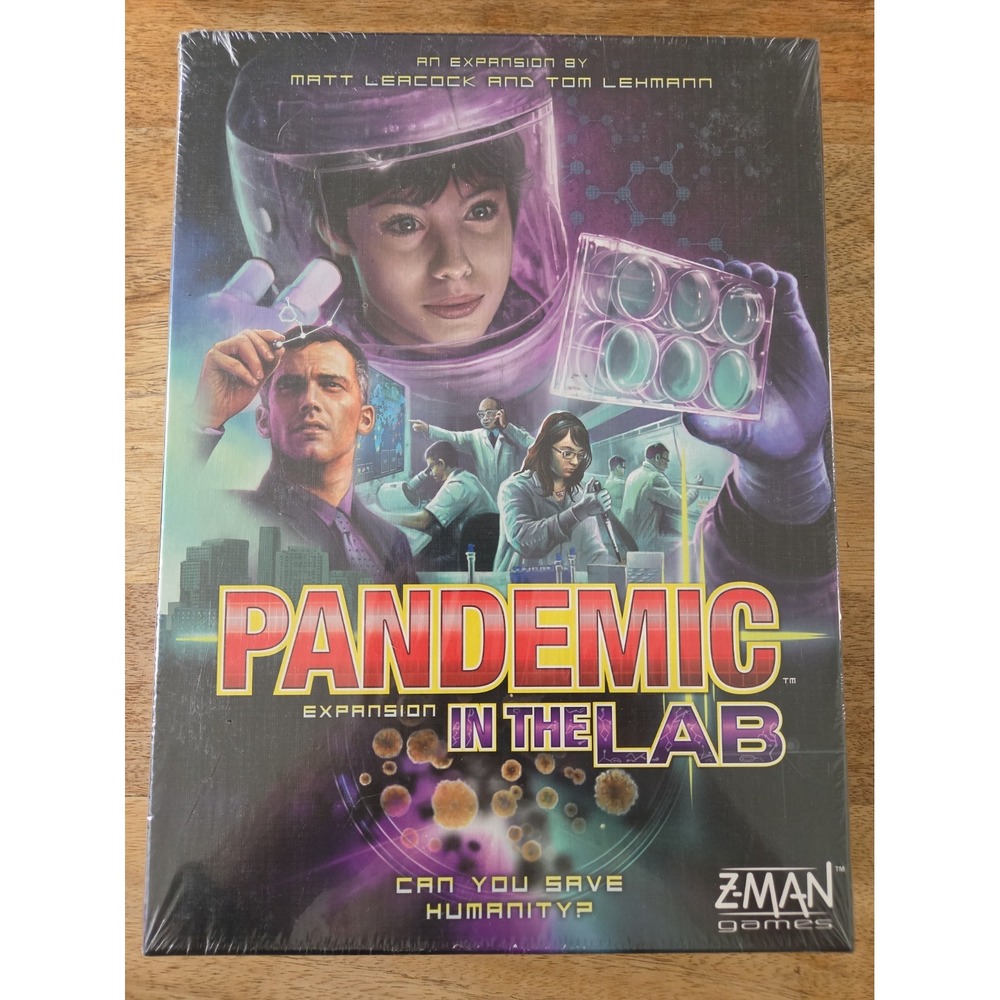 Pandemic In The Lab Board Game Z-Man Games New Sealed